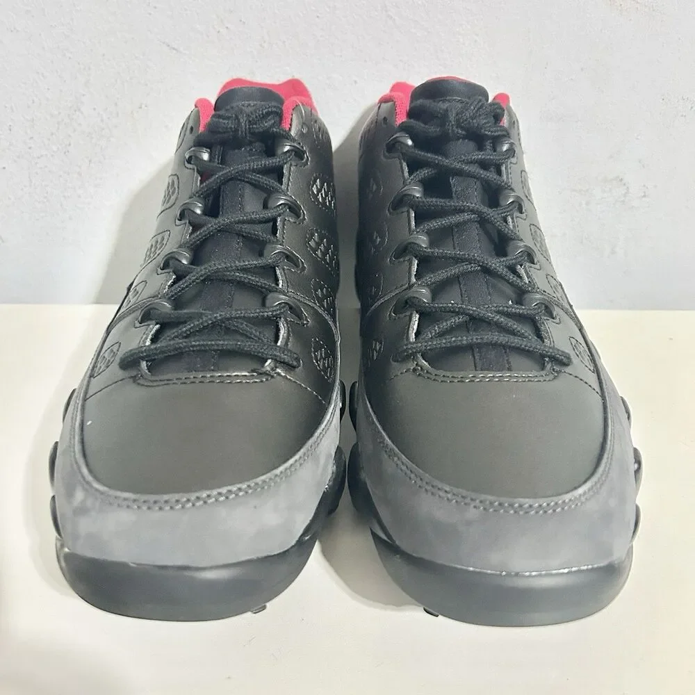 Air Jordan 9 Low G “Charcoal” Men’s Size 11.5-12 Red Black Golf Shoes No Lid